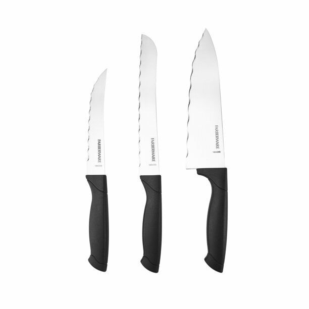 Knife Set, 23-Piece Kitchen Knife Set with Block Wooden Dishwasher Safe Cutlery - Fresh Stock Dated February 2026