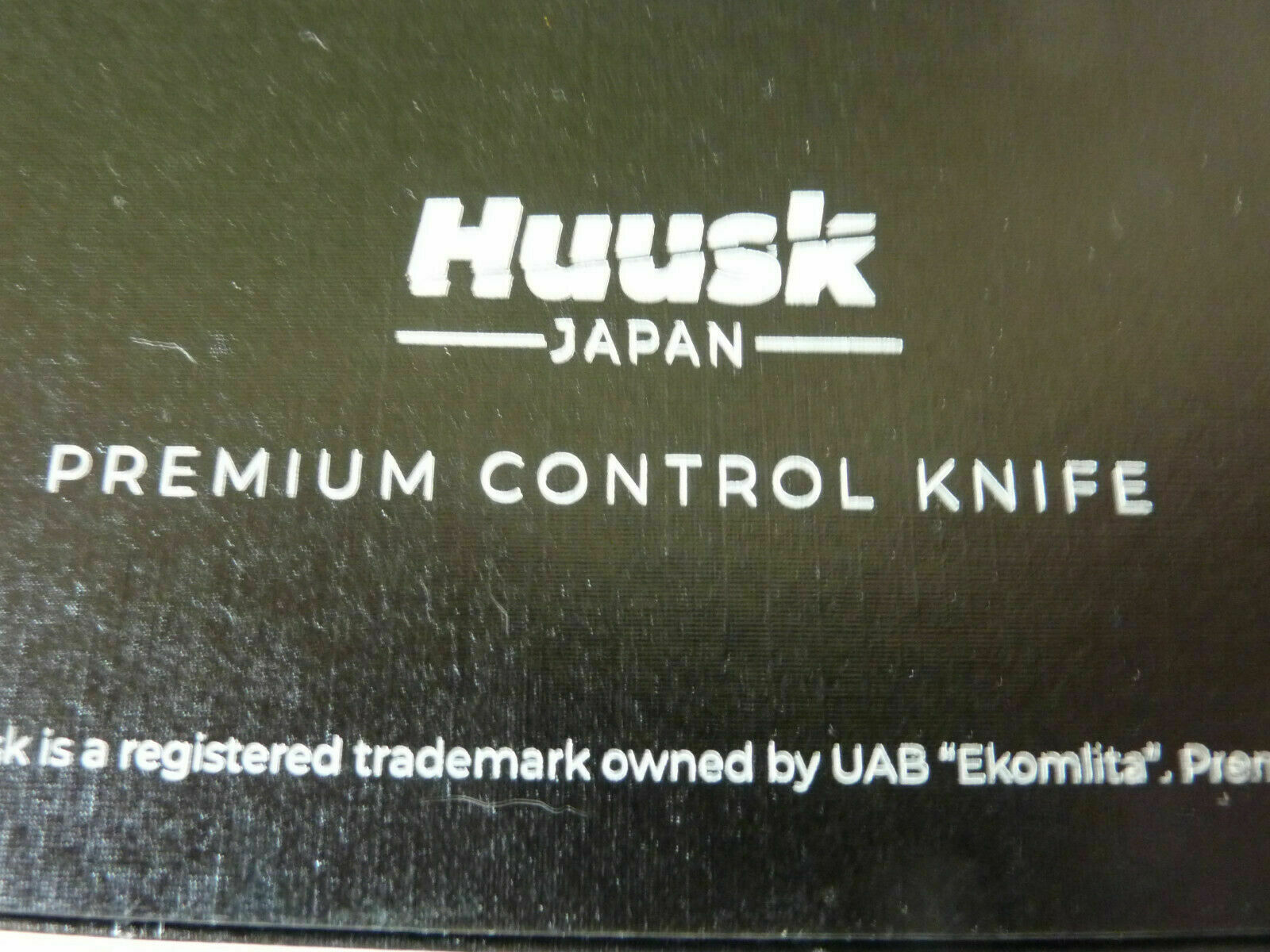 HUUSK HANDMADE PERFECTLY BALANCED JAPANESE STEEL PREMIUM CONTROL KNIFE W/SHEATH - Fresh Stock Dated December 2025