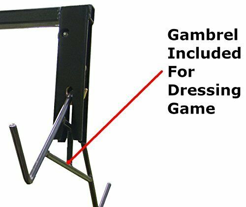 HME Products Truck Hitch Game Hoist - Complete Kit Includes Winch/Gambrel Bla... - Fresh Stock Dated December 2025