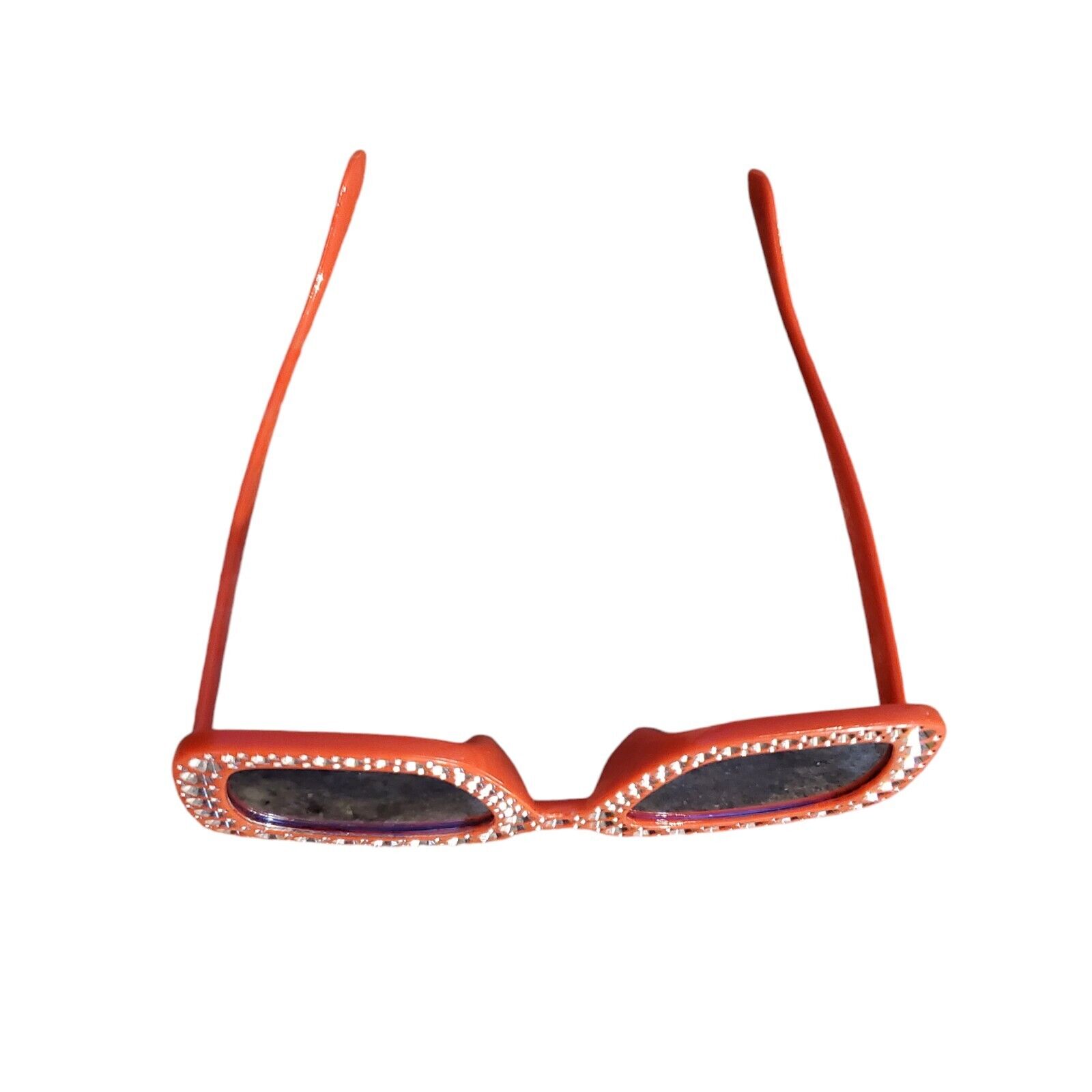 WAY TO CELEBRATE Patriotic Red Bling Costume Sunglasses Rhinestones W/Blue Lens - Fresh Stock Dated February 2026