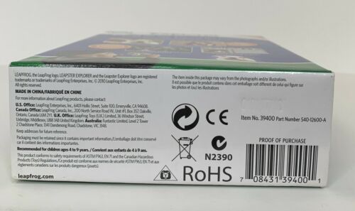 Leap Frog Leapster Explorer Camera and Video Recorder Accessory Part ~ New - Fresh Stock Dated December 2025