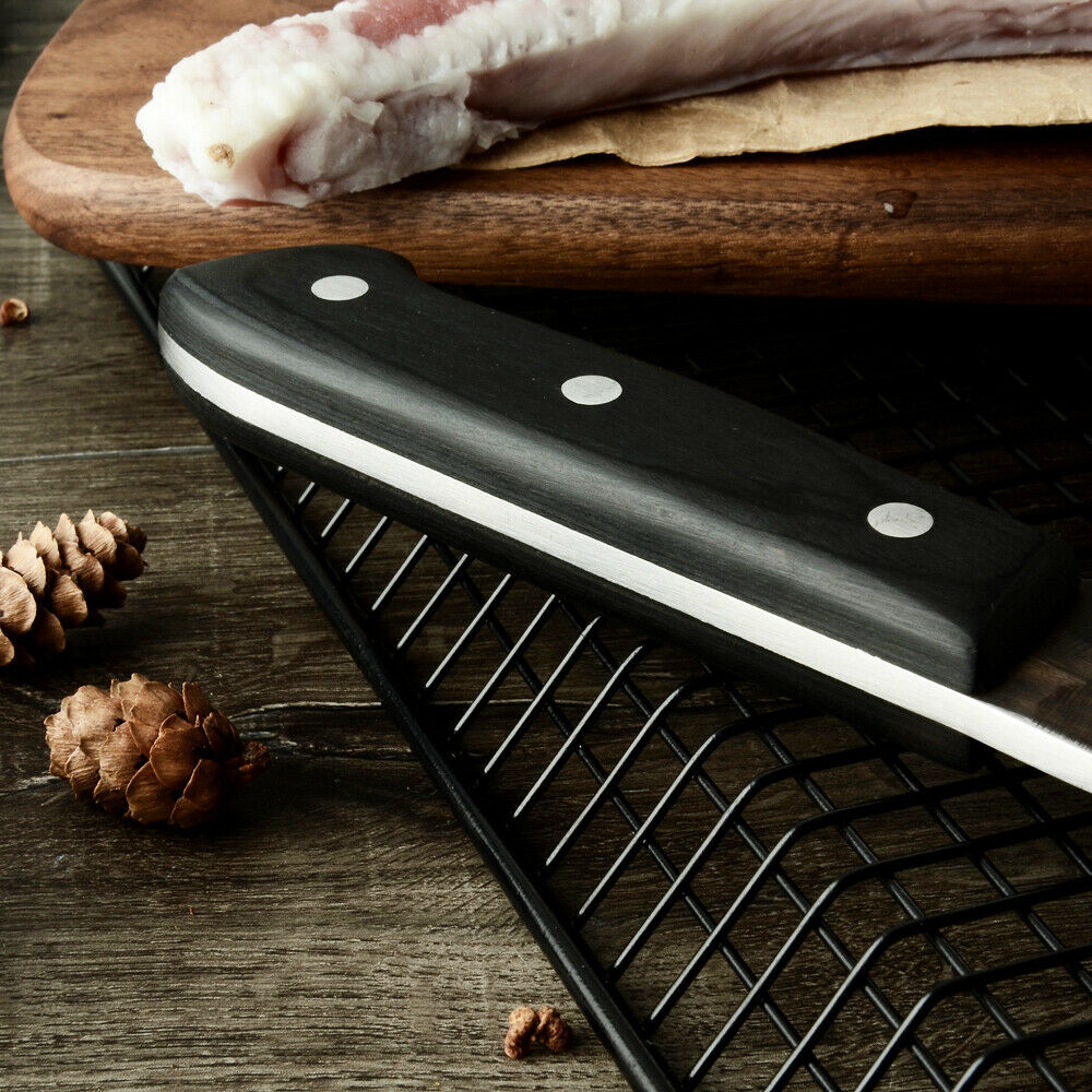 Kitchen Chef Knife Hunters Serbian Steel Knives Cleaver Forged High-Carbon Clad - Fresh Stock Dated December 2025