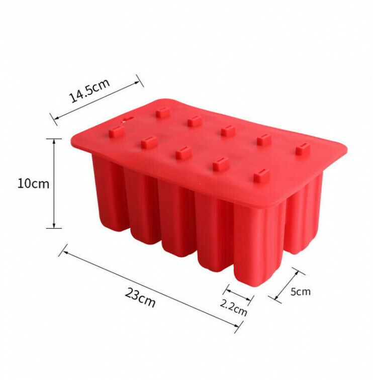 Frozen Popsicle DIY Molds Ice Cream Pop Maker Freezer Tray Fruit Kit - Fresh Stock Dated February 2026