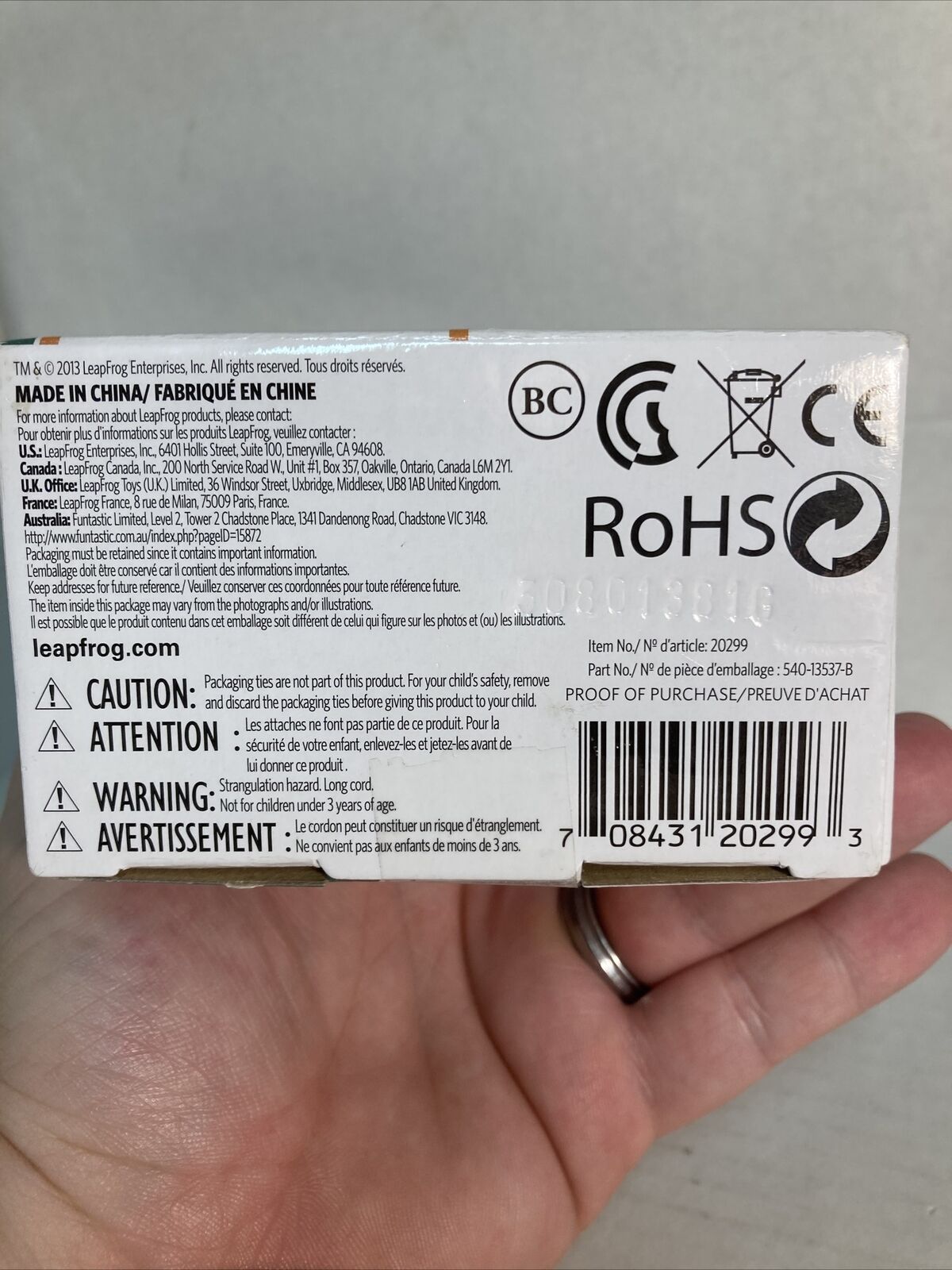 Leapfrog AC Adapter 9V Power Supply Charger. Model 690-11213. NEW Sealed - Fresh Stock Dated February 2026