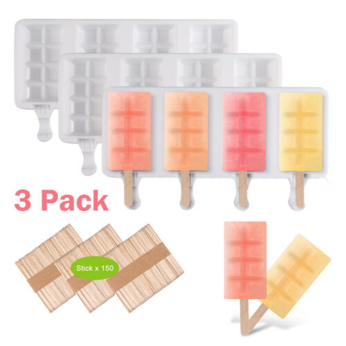 Homemade Popsicle Molds Shapes, Silicone Frozen Ice Popsicle Maker-BPA Free NEW - Fresh Stock Dated December 2025