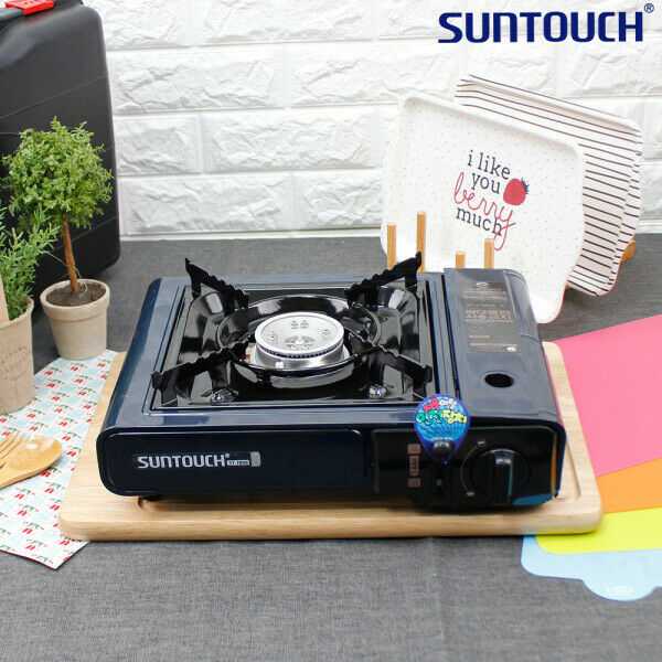 Suntouch Portable Gas Stove with Case ST-7000 Blue - Fresh Stock Dated December 2025