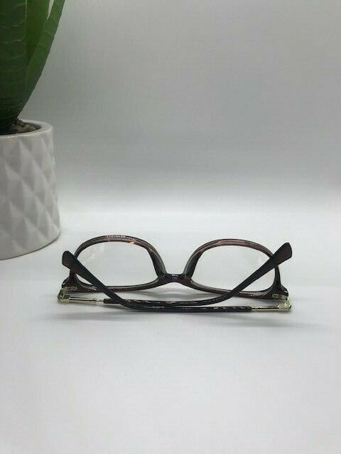 Women's Costume Dress Up Cute Fashion Round Design Glasses, Brown/Gold Frame - Fresh Stock Dated February 2026