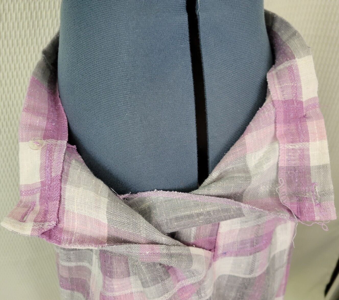 Vintage Purple/Grey/White Plaid Skirt - Fresh Stock Dated March 2026