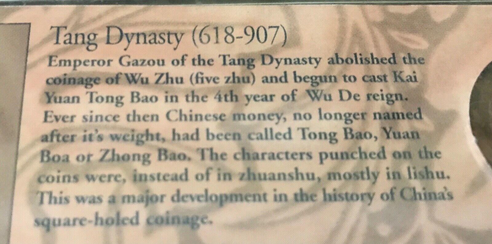 Lucky Chinese Dynasty Collection- Set of 3 Coins- Tang, Song, Qing - Fresh Stock Dated February 2026