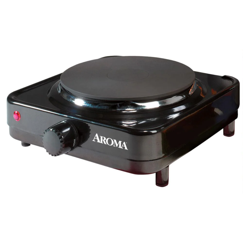 Single Burner Electric Hot Plate Portable Stove Cooker Die-Cast Dorm Hotplate - Fresh Stock Dated February 2026