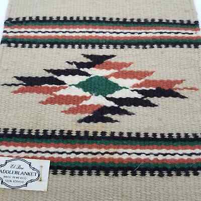 El Paso Acrylic Saddle Blanket Native  Aztec Style Equestrian Horse Mexican - Fresh Stock Dated December 2025
