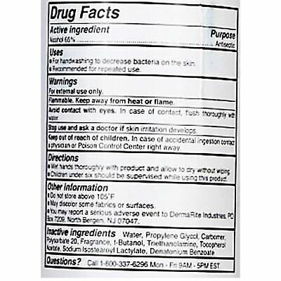 GelRite Scented Hand Sanitizer 16 oz 65% Alcohol Gel Bottle Anti-Bacterial 1 Ct - Fresh Stock Dated February 2026