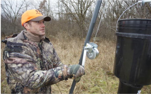 Outdoor Portable Tripod Game Hanger Deer Hog Lift System Easy Set Up - Fresh Stock Dated February 2026