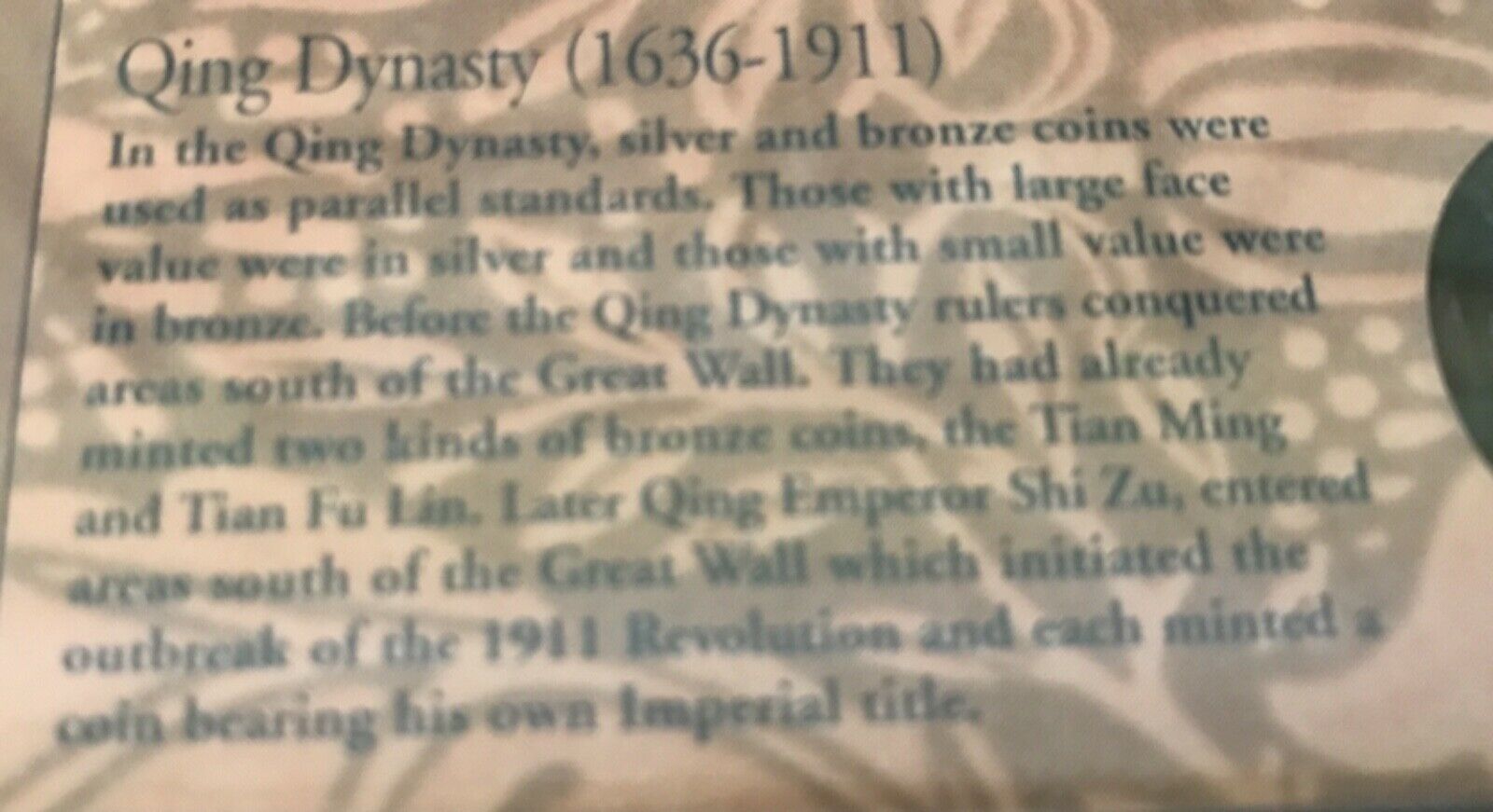 Lucky Chinese Dynasty Collection- Set of 3 Coins- Tang, Song, Qing - Fresh Stock Dated February 2026