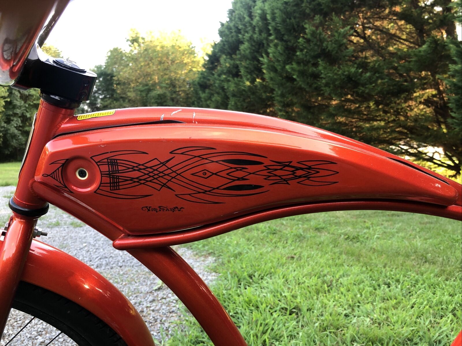 dyno von franco tangerine cruiser bicycle - Fresh Stock Dated February 2026