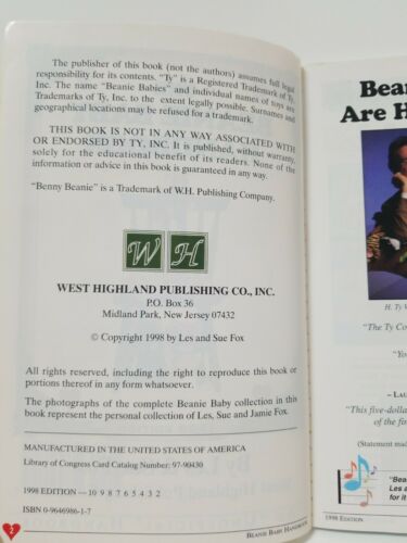 The Beanie Baby Handbook - Les & Sue Fox - Fresh Stock Dated December 2025