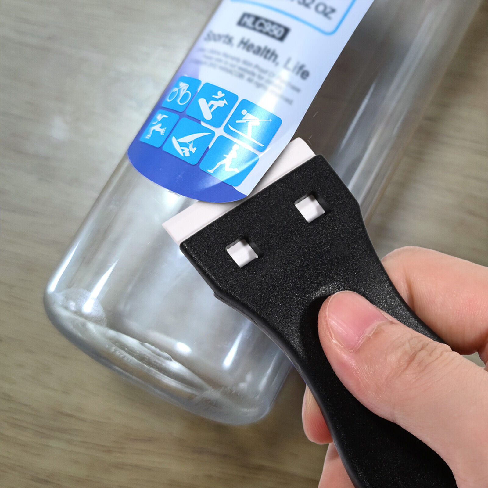 Plastic Razor Blades 200PCS Double Edged for Safe Glass Scraper Sticker Scraper - Fresh Stock Dated February 2026