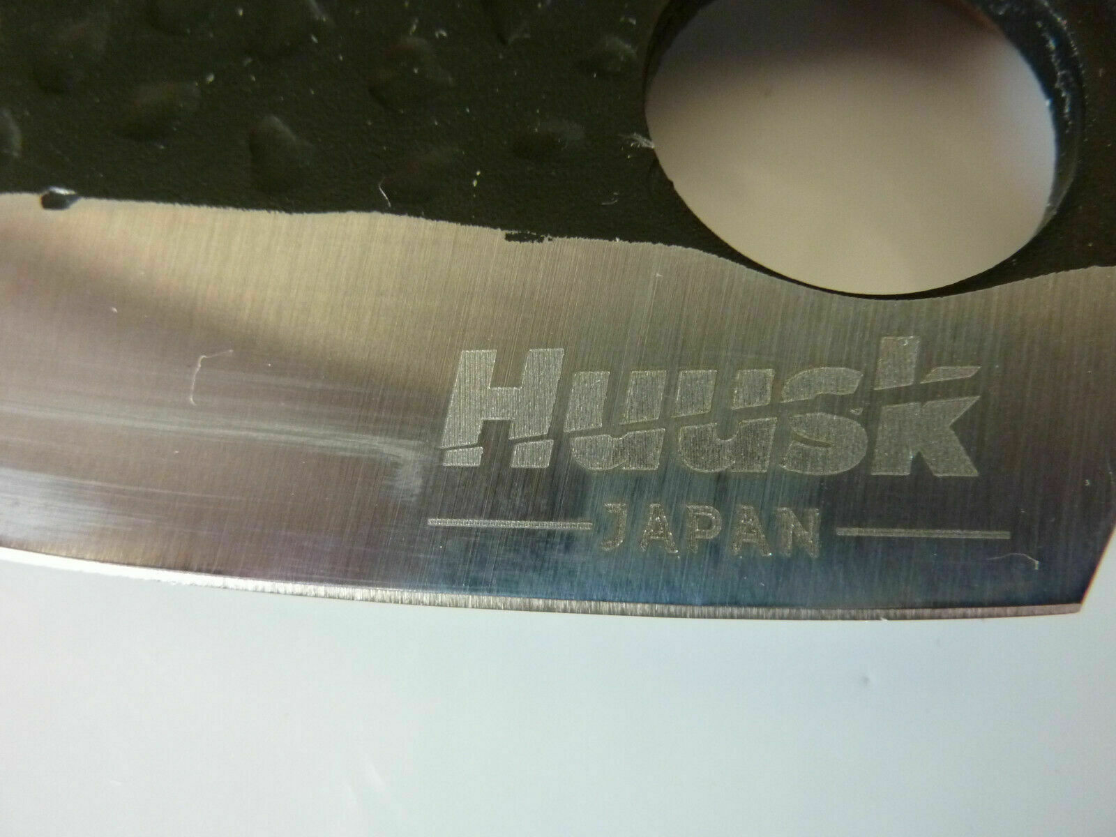 HUUSK HANDMADE PERFECTLY BALANCED JAPANESE STEEL PREMIUM CONTROL KNIFE W/SHEATH - Fresh Stock Dated December 2025