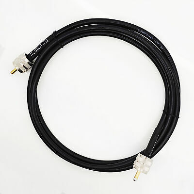 UHF Male (Plug) to UHF Male (Plug) LMR240 Cable Assembly, 72 inch (6 ft) - Fresh Stock Dated December 2025