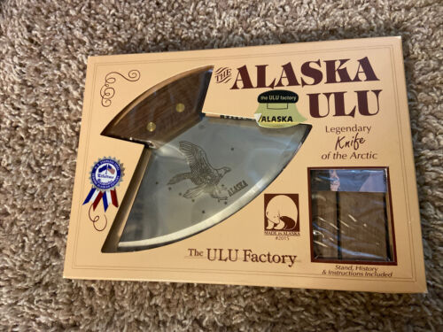 NEW Alaska ULU Legendary Knife Of The Arctic-the Ulu Factory, 1993, Stand, Instr - Fresh Stock Dated December 2025