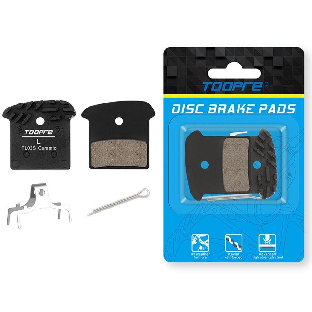 Disc Brake Pads Bicycle Replacement 1 Pair Accessories Aluminum-Bike Black - Fresh Stock Dated February 2026