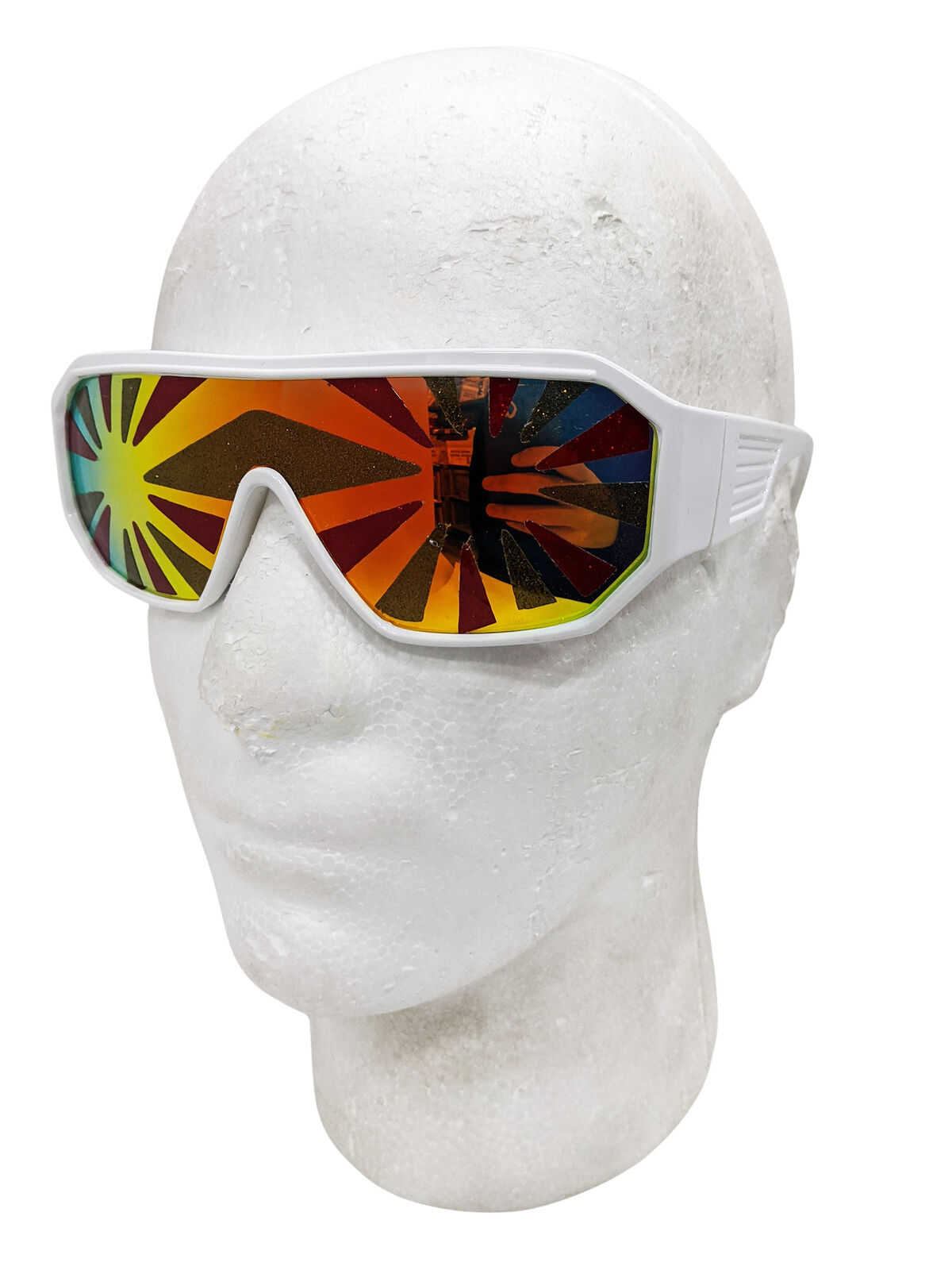 Macho Man Lava Starburst Sunglasses Randy Savage Costume Pro Wrestler WWF Party - Fresh Stock Dated February 2026