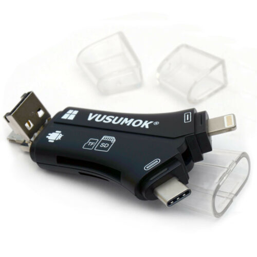 USB Mirco SD TF Card Reader For iPhone IOS iPad OTG Android Samsung Smartphone - Fresh Stock Dated February 2026