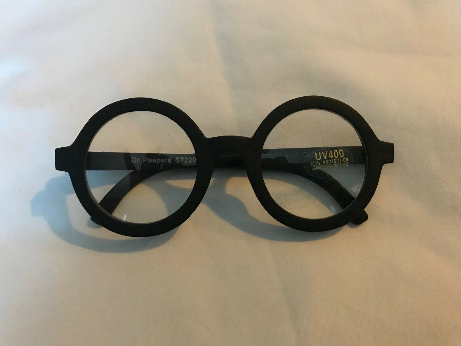 Harry Potter Black Resin Glasses With Lens Frame Fancy Costume Cosplay NEW - Fresh Stock Dated December 2025