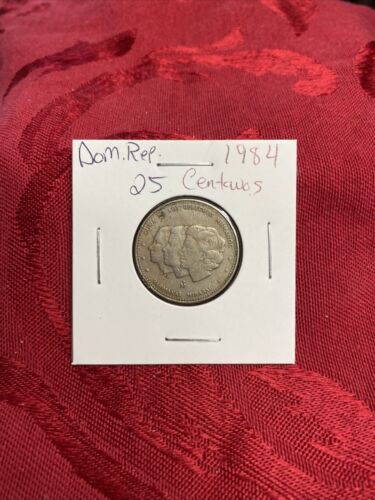 1984~~Dominican Republic 25 Centavos Coin - Fresh Stock Dated February 2026