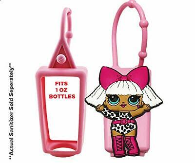 Hand Sanitizer Holder Cute Doll Face Hand Sanitizer Holder for Backpack, Pink - Fresh Stock Dated February 2026