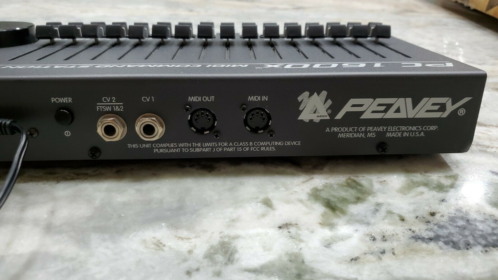 PEAVEY PC 1600X MIDI COMMAND STATION Ver. 2.2 W/ Manual, Box & Adapter - WORKING - Fresh Stock Dated February 2026