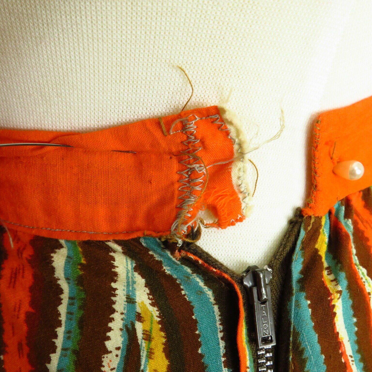 Vintage Boho Circle Skirt Size XS AS IS Needs Repair - Fresh Stock Dated February 2026