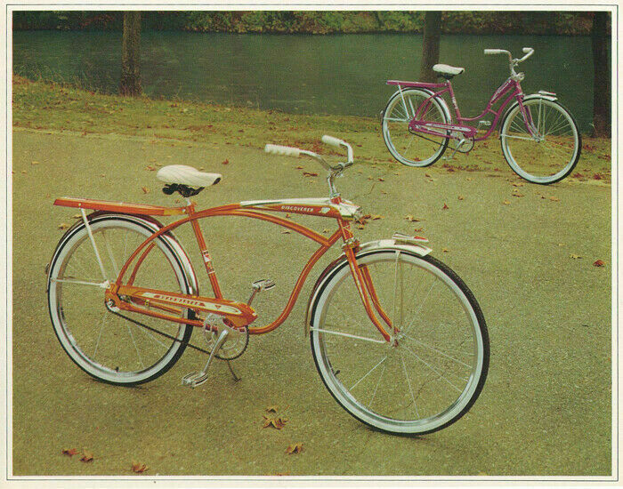 Jet fender ornament vintage 1960's AMF Explorer Discoverer bicycle - Fresh Stock Dated December 2025