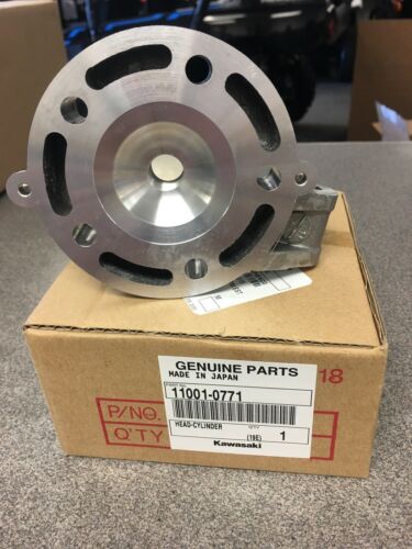 Kawasaki OEM Genuine Cylinder Head 2014-2021 KX85 11001-0771 - Fresh Stock Dated February 2026