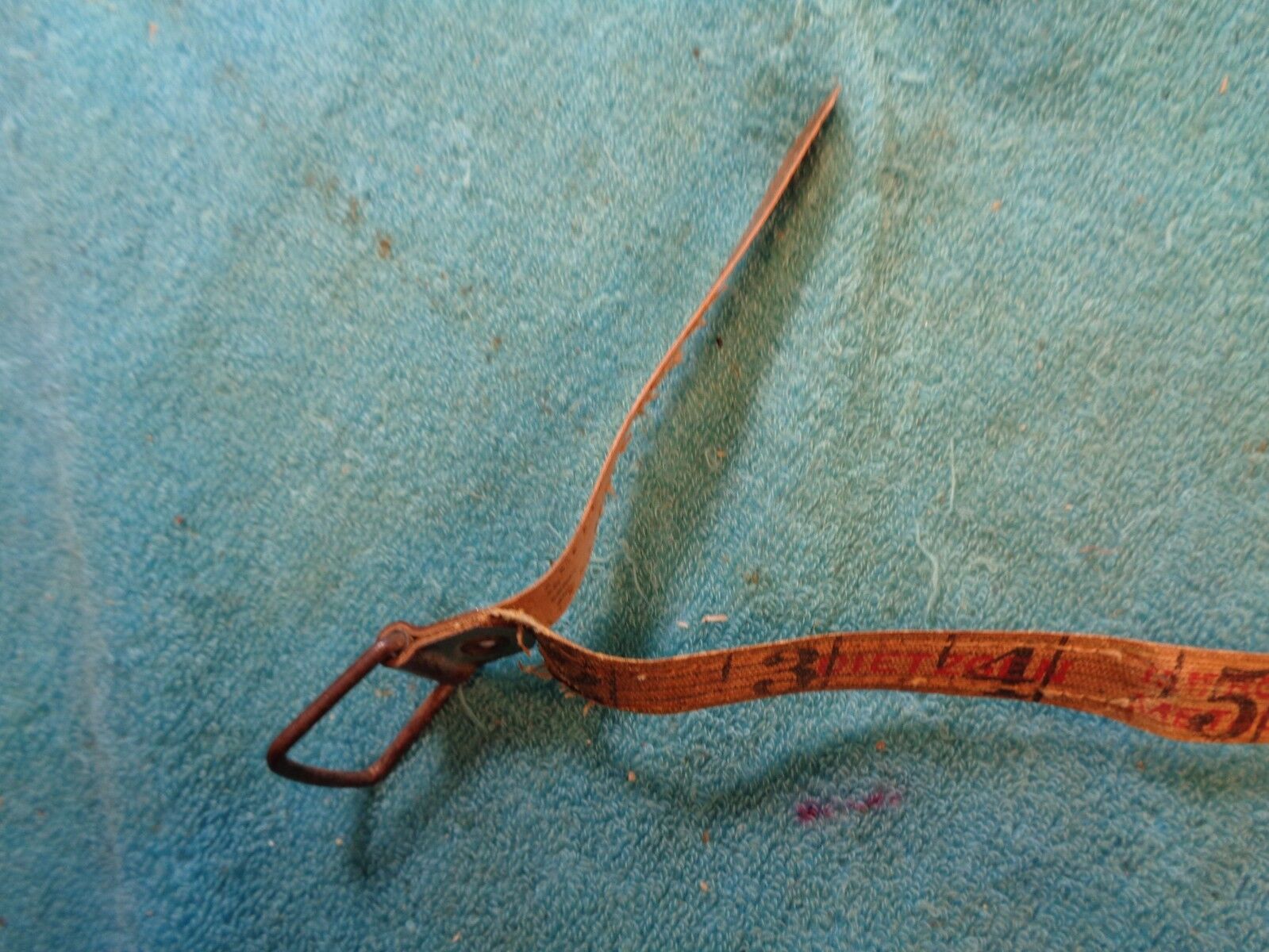 Vtg Collectible DIETZGEN 50 ft Tape Measure Tool Sewn Leather Metallic ? USA - Fresh Stock Dated February 2026