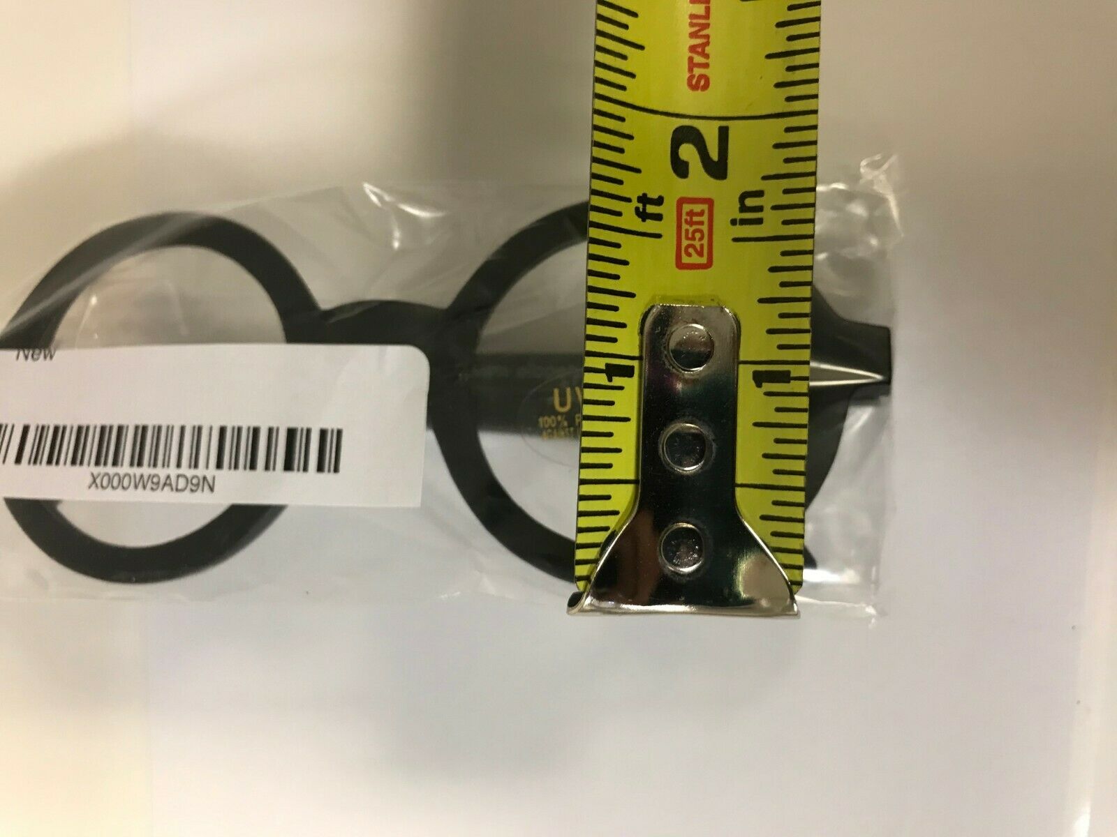 Harry Potter Black Resin Glasses With Lens Frame Fancy Costume Cosplay NEW - Fresh Stock Dated December 2025