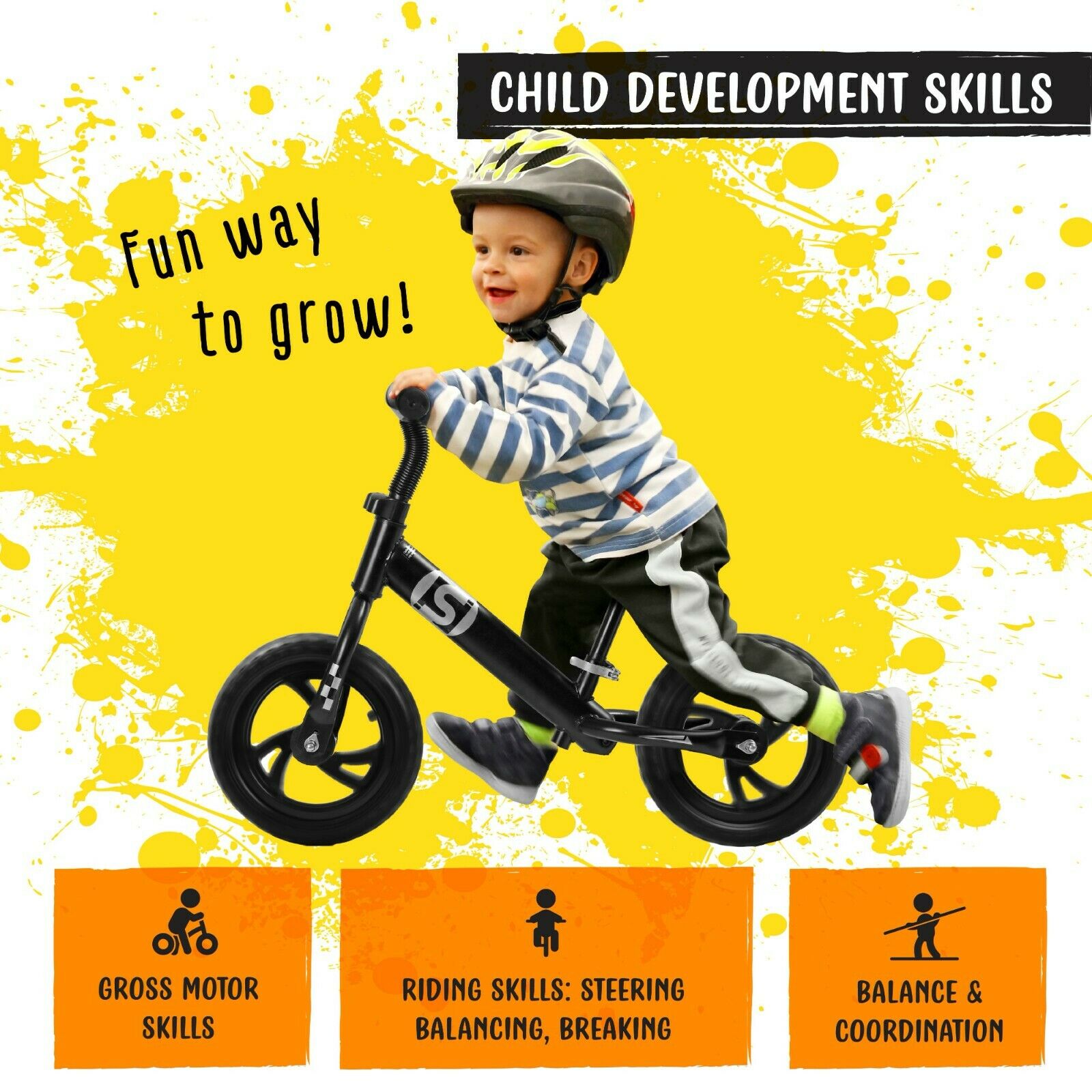 Balance Bike Premium Model Lightweight High-Grade Aluminum for Kids 2-6 Years - Fresh Stock Dated February 2026