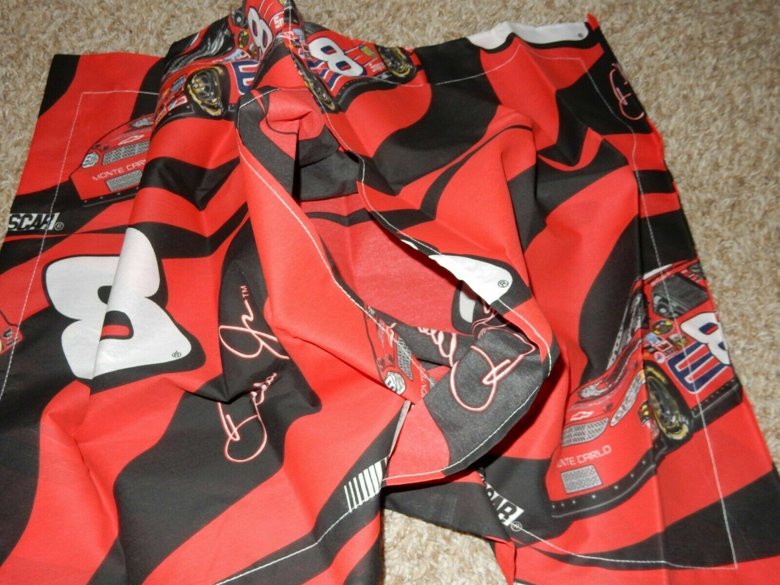 3K Vintage Set of 2 New NASCAR DALE Earnhardt JR #8 Pillow Case Pillow SHAMS - Fresh Stock Dated February 2026