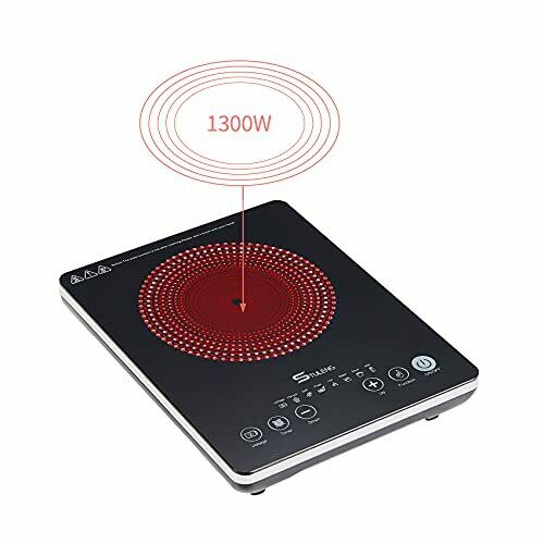 STULENG Electric Stove, Portable 1300W Infrared Single Burner Sensor Touch - Fresh Stock Dated December 2025