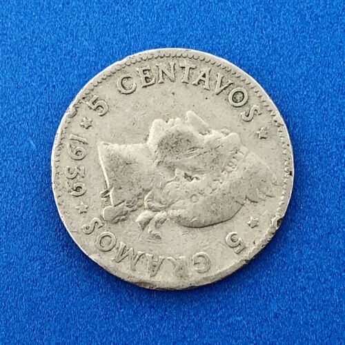 1939 Dominican Republic 5 Centavos 5 Grammos Tough Key Date Low Mintage Coin - Fresh Stock Dated February 2026