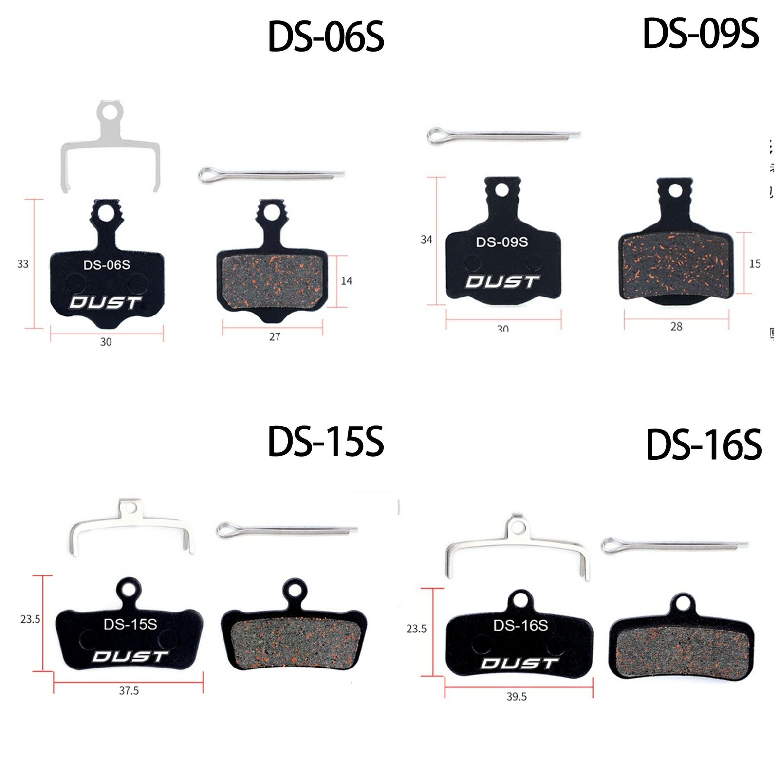 2 Pair (4pcs) MTB Bicycle Hydraulic Disc Ceramics Brake Pads For b01s SHIMANO - Fresh Stock Dated February 2026