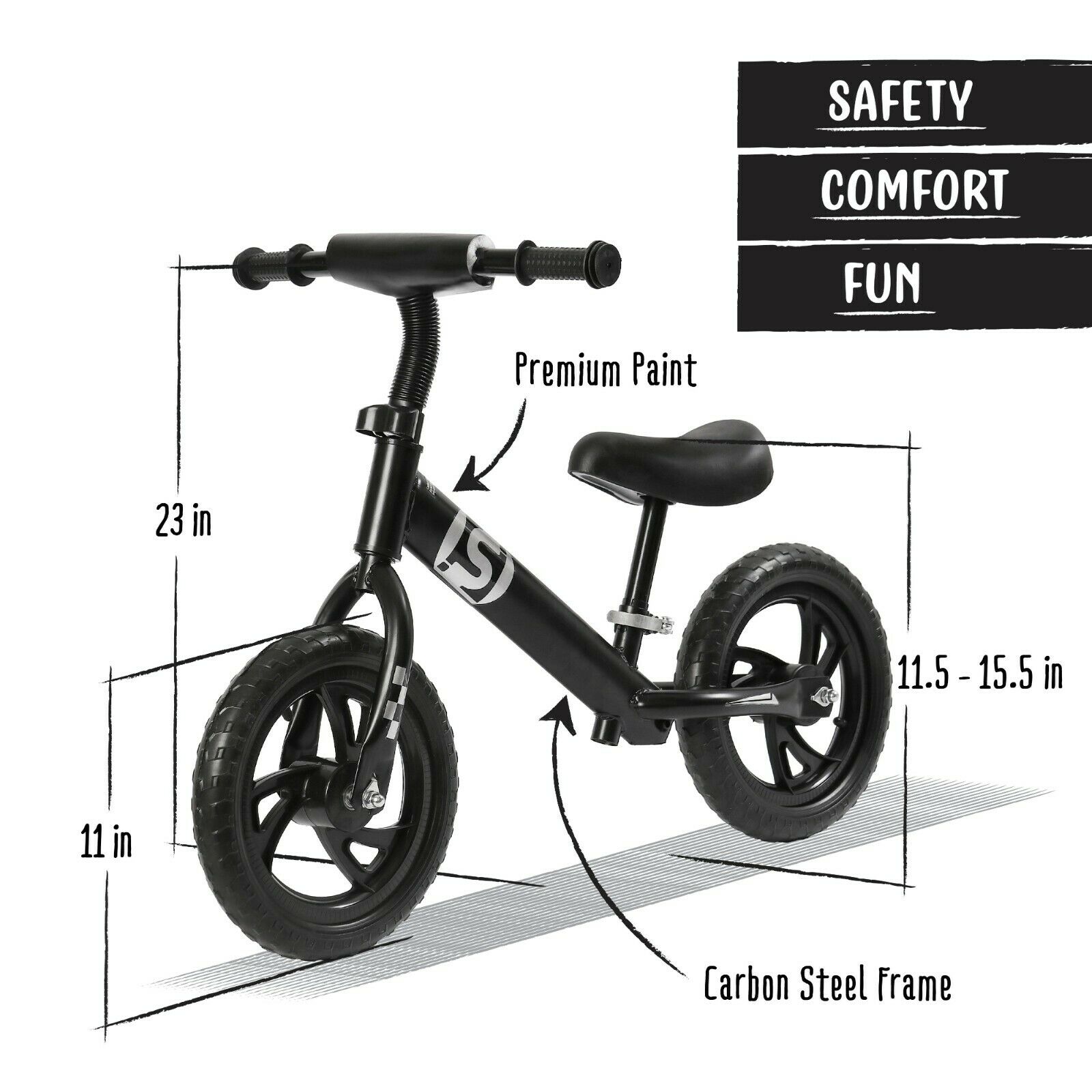 Balance Bike Premium Model Lightweight High-Grade Aluminum for Kids 2-6 Years - Fresh Stock Dated February 2026