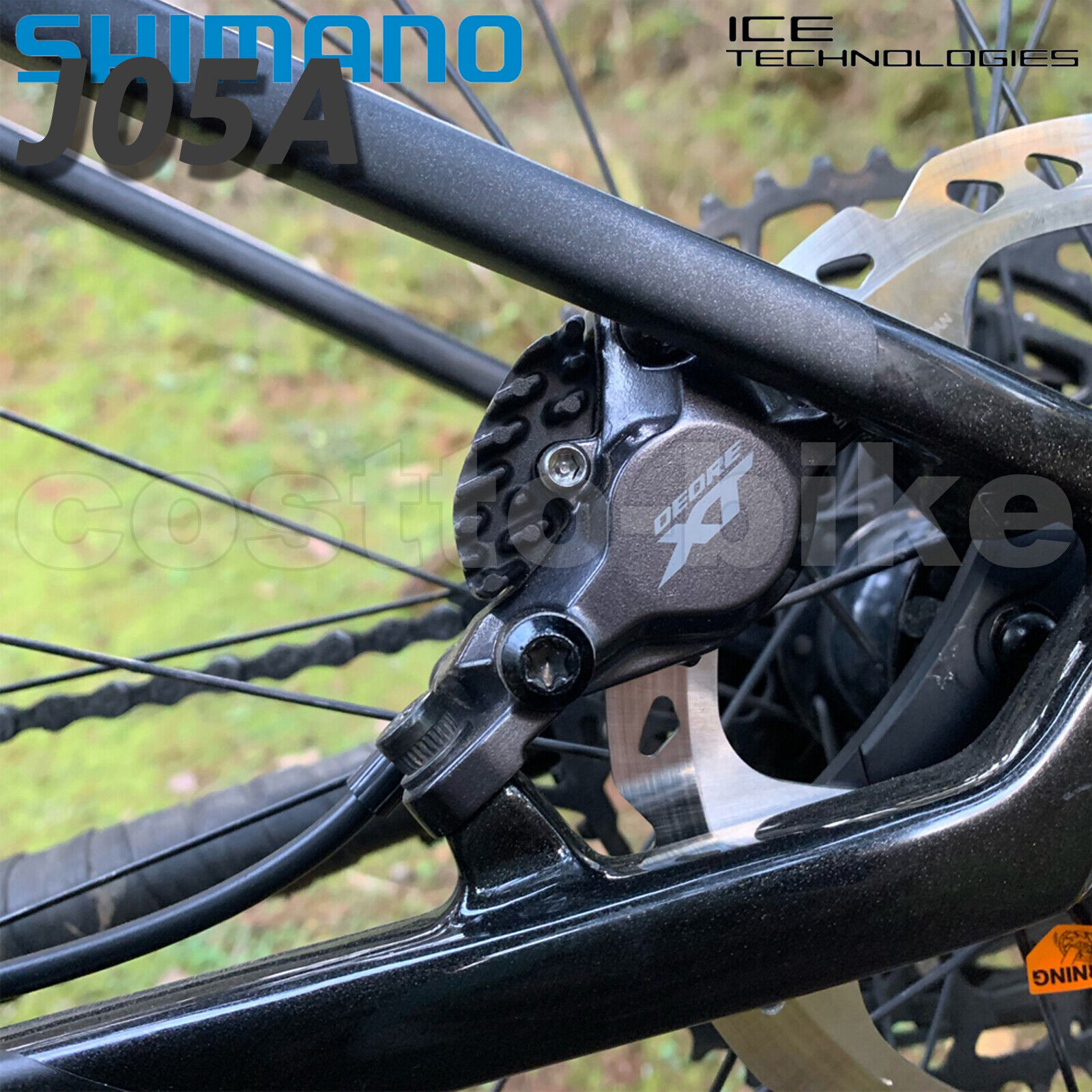 Shimano J05A/J04C/J02A Resin Metal Disc Brake Pads ICE-TECH w/Fin fit XT SLX XTR - Fresh Stock Dated February 2026