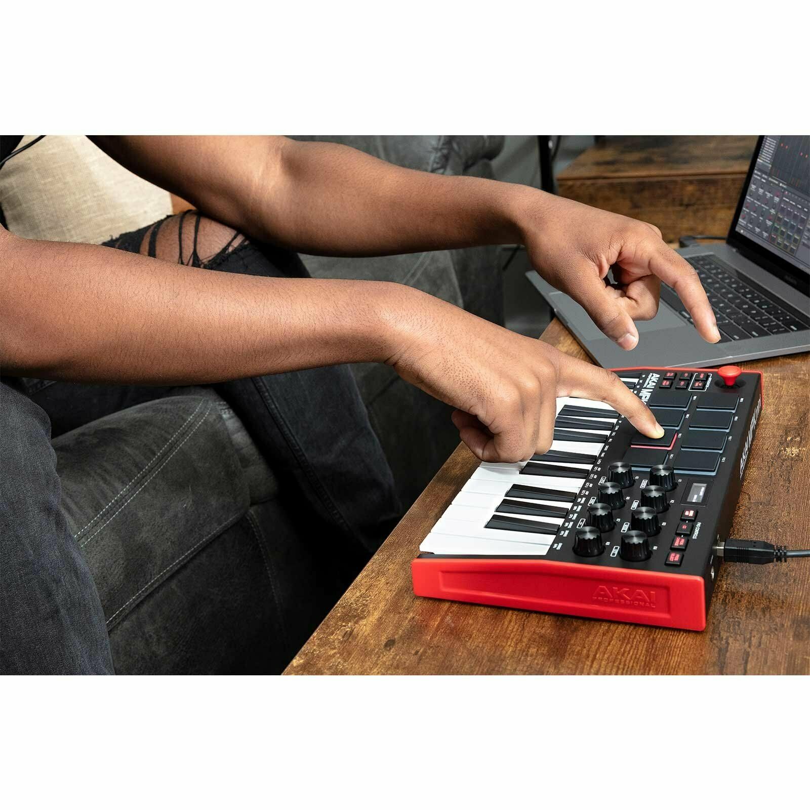 Akai MPK Mini MK3 25-Key Compact USB Keyboard & Pad Controller w Software & Ear - Fresh Stock Dated February 2026
