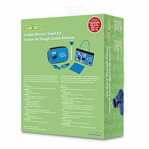 dreamGEAR Sesame Street 7-in-1 Travel Kit for Nintendo DSi XL DSi and DS Lite... - Fresh Stock Dated February 2026