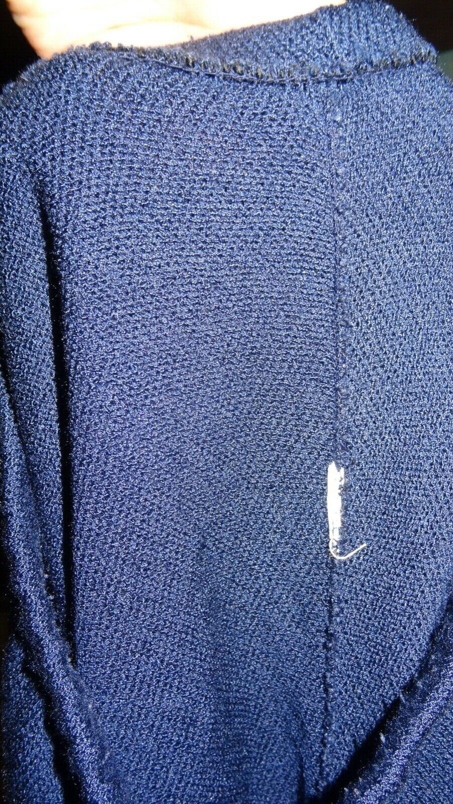 Vintage Navy Blue A Line Circle Skirt M L Thick Fabric Rockabilly Pinup - Fresh Stock Dated March 2026