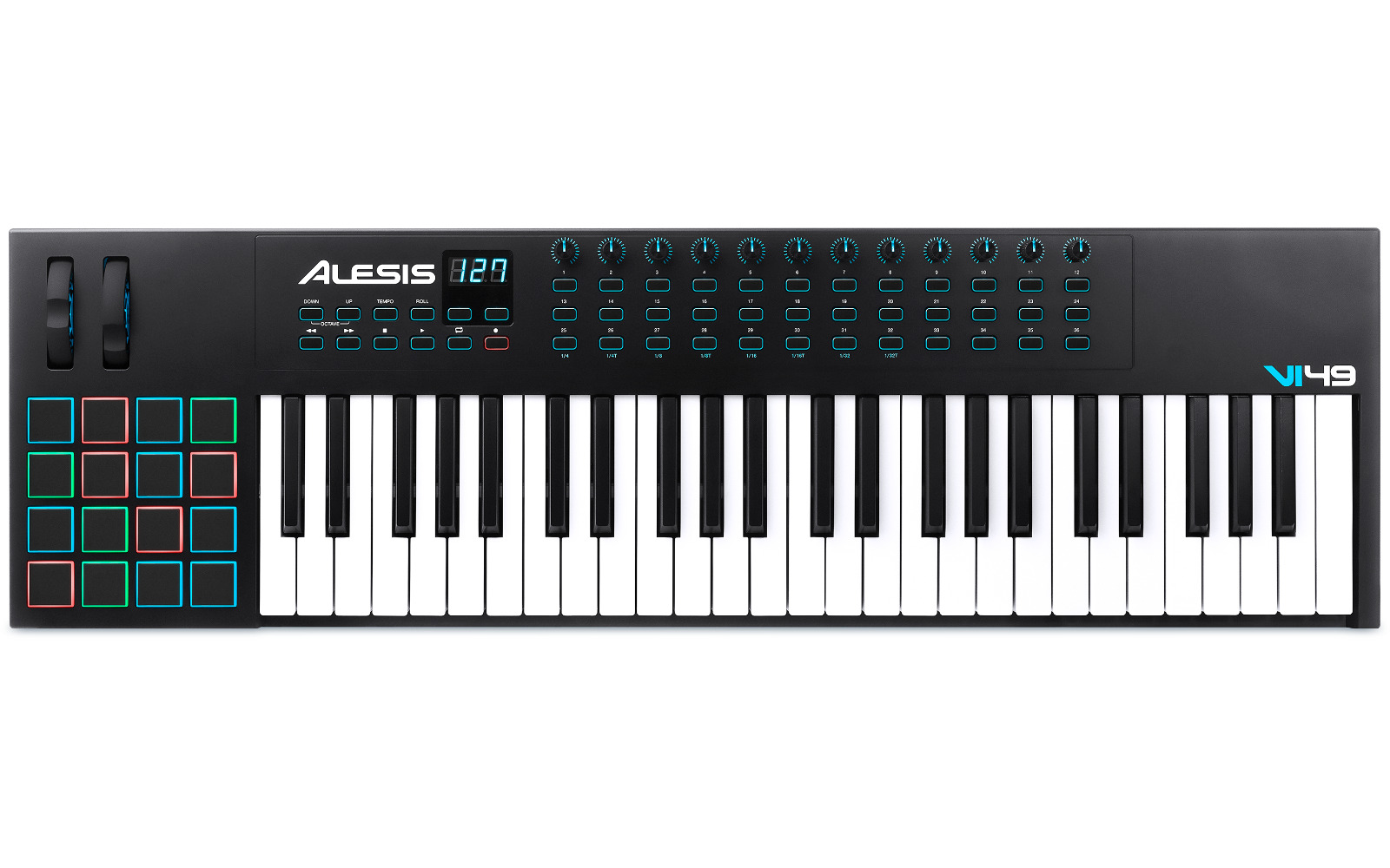 Alesis VI49 Advanced 49-Key USB/MIDI Keyboard Controller w/Ableton Live&XPAND!2 - Fresh Stock Dated February 2026