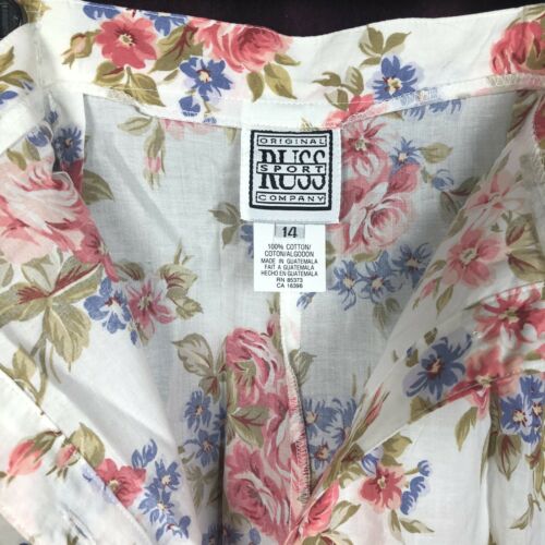 ViNTAGE FLORAL Maxi Skirt Cotton w/ Pockets Womens 14 Romantic Cottagecore - Fresh Stock Dated February 2026