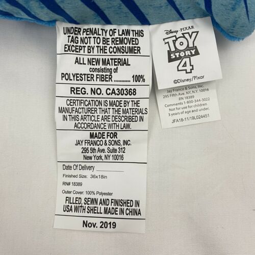 Toy Story 4 Disney Pixar 3D Body Pillow 36