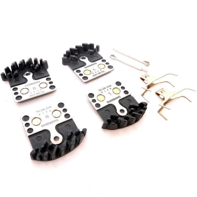 Shimano J05A/J04C/J02A Resin Metal Disc Brake Pads ICE-TECH w/Fin fit XT SLX XTR - Fresh Stock Dated February 2026